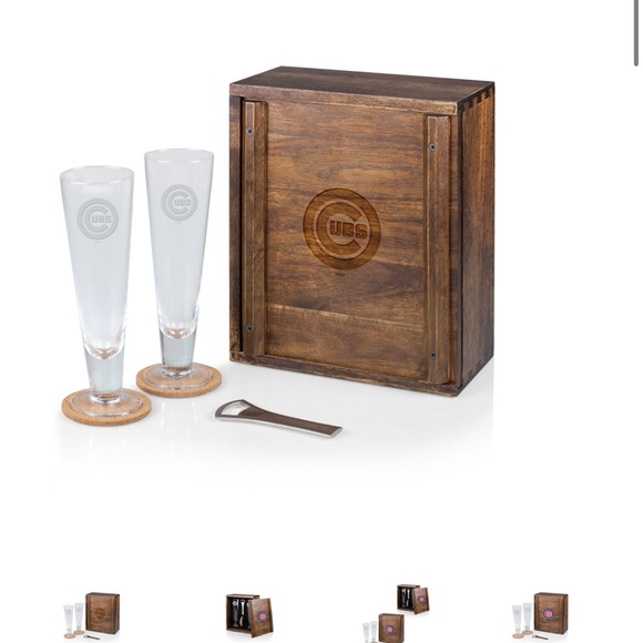 picnic time chicago cubs pilsner craft beer gift set - Picture 1 of 6